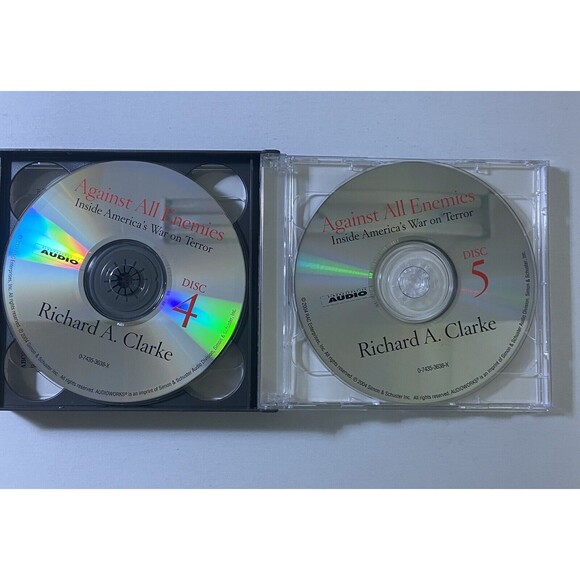 Against All Enemies CD Inside America's War on Terror by Richard A Clarke Audio - Picture 5 of 5